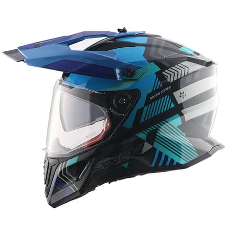 Axor X-Cross Dual Visor Gambling Helmet 3