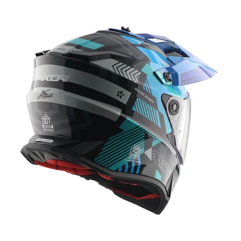 Axor X-Cross Dual Visor Gambling Helmet 6