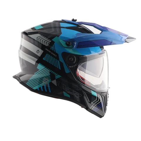 Axor X-Cross Dual Visor Gambling Helmet 7