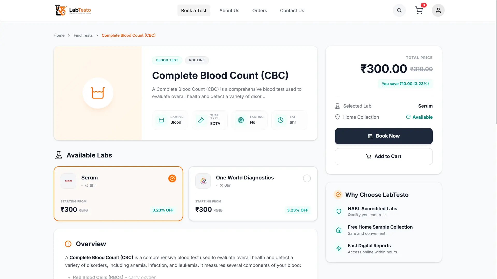 LabTesto Admin Dashboard