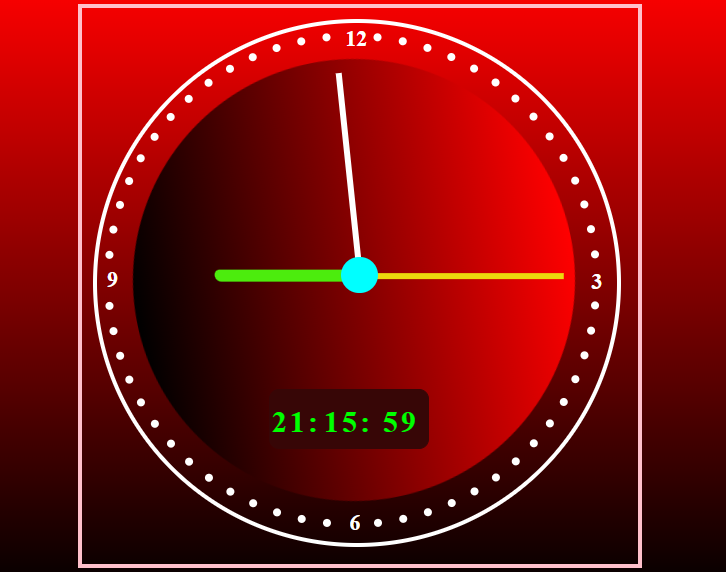 What says the time