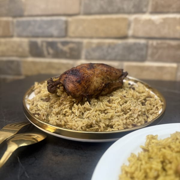 فخدة دجاج محشيه ارز