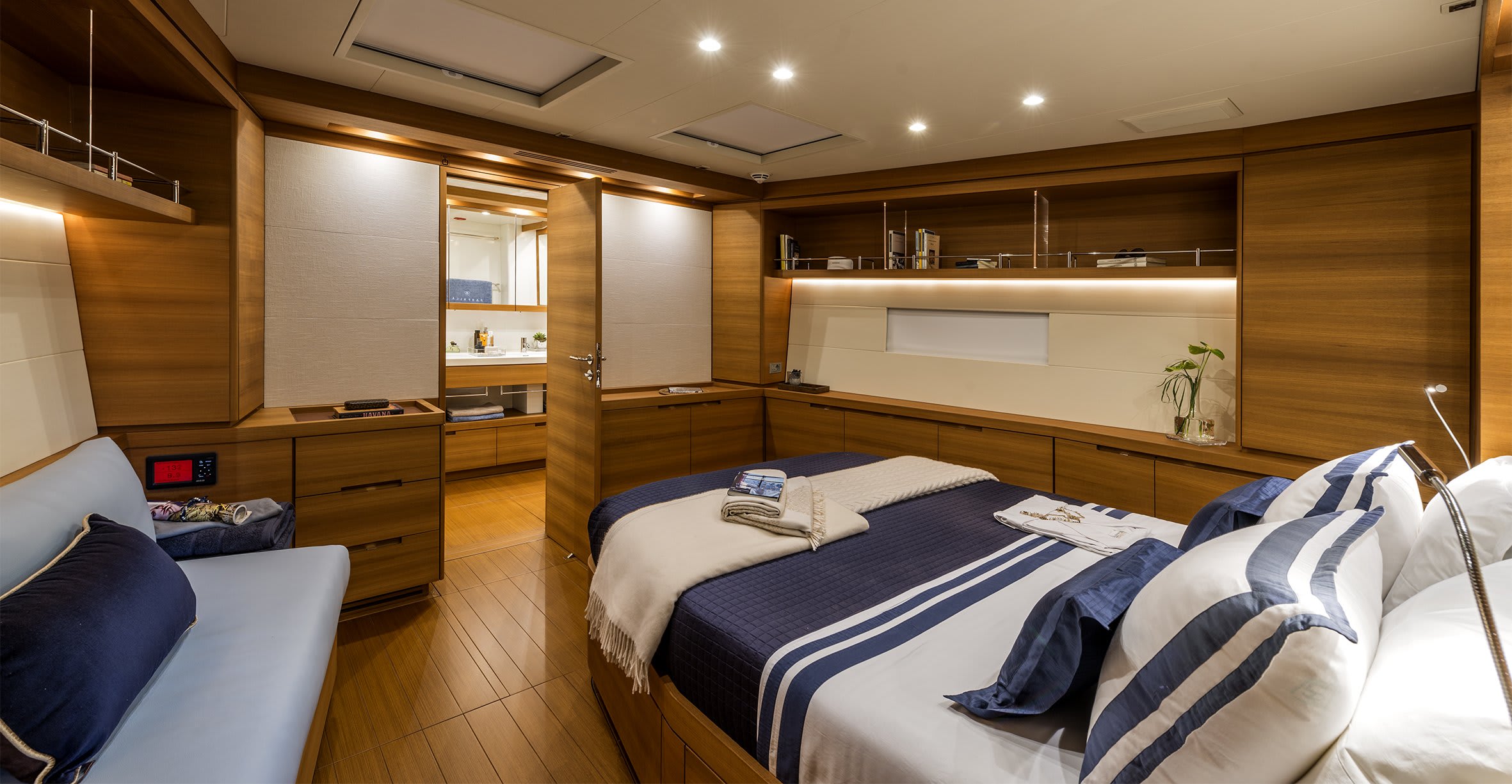 Cabin Bedroom In Boat