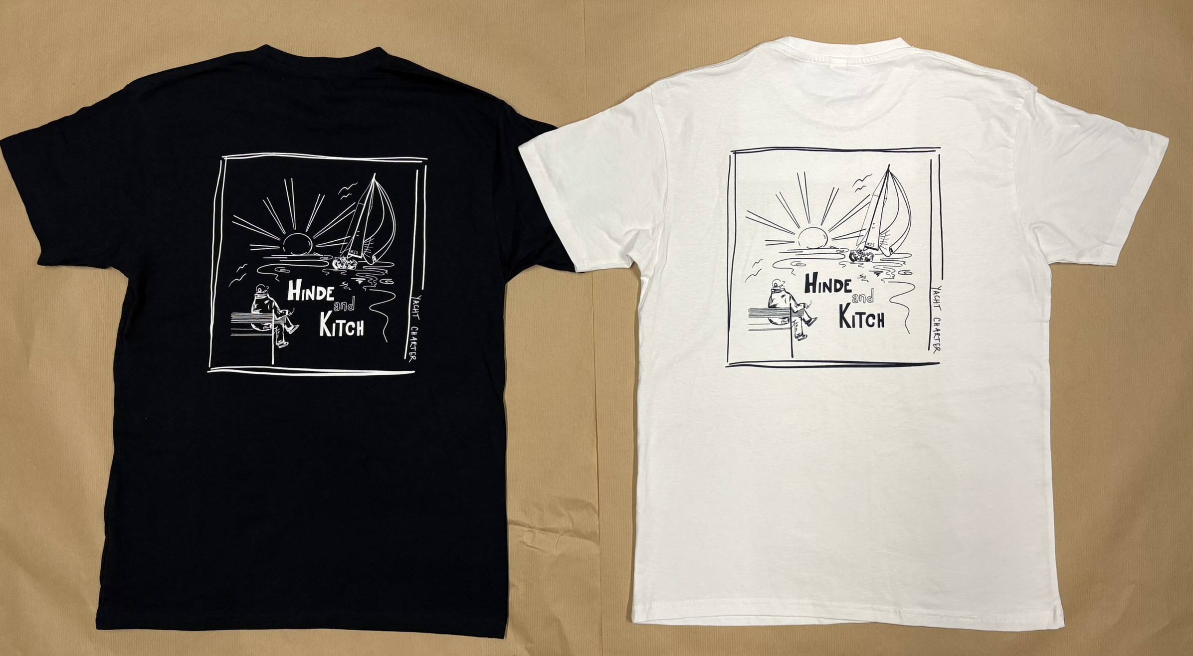 Hinde & Kitch Navy Tshirt