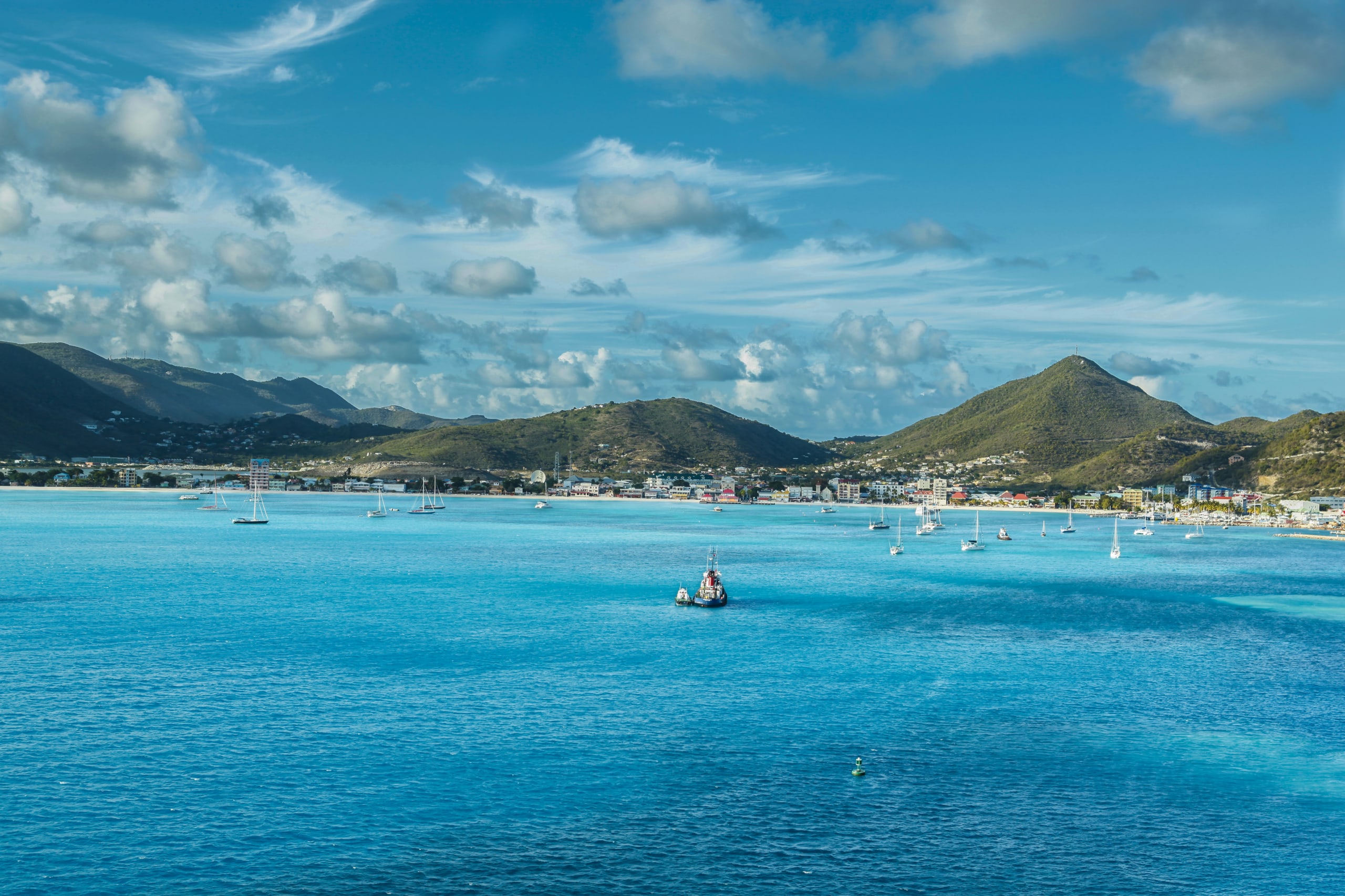 Philipsburg, St. Maarten, the Cruise Port.