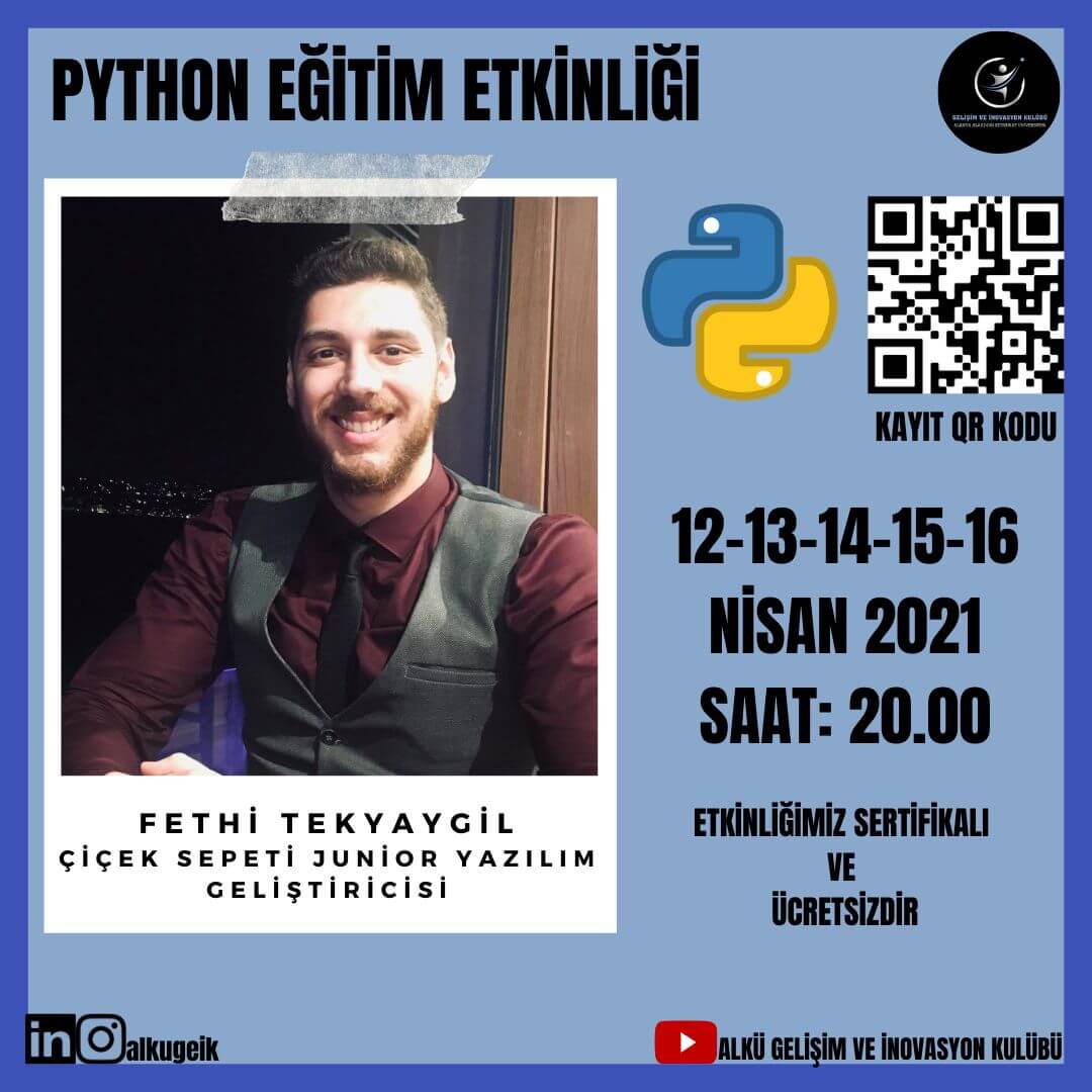 6.Gün - Aladdin Keykubat Üniversitesi GEİK - Python Eğitimleri