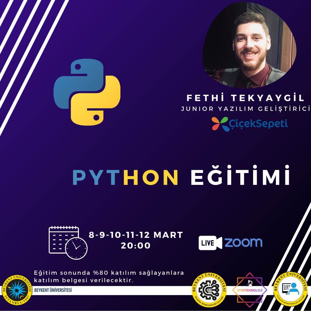 6. Gün - Beykent Üniversitesi YMK - Python Eğitimleri