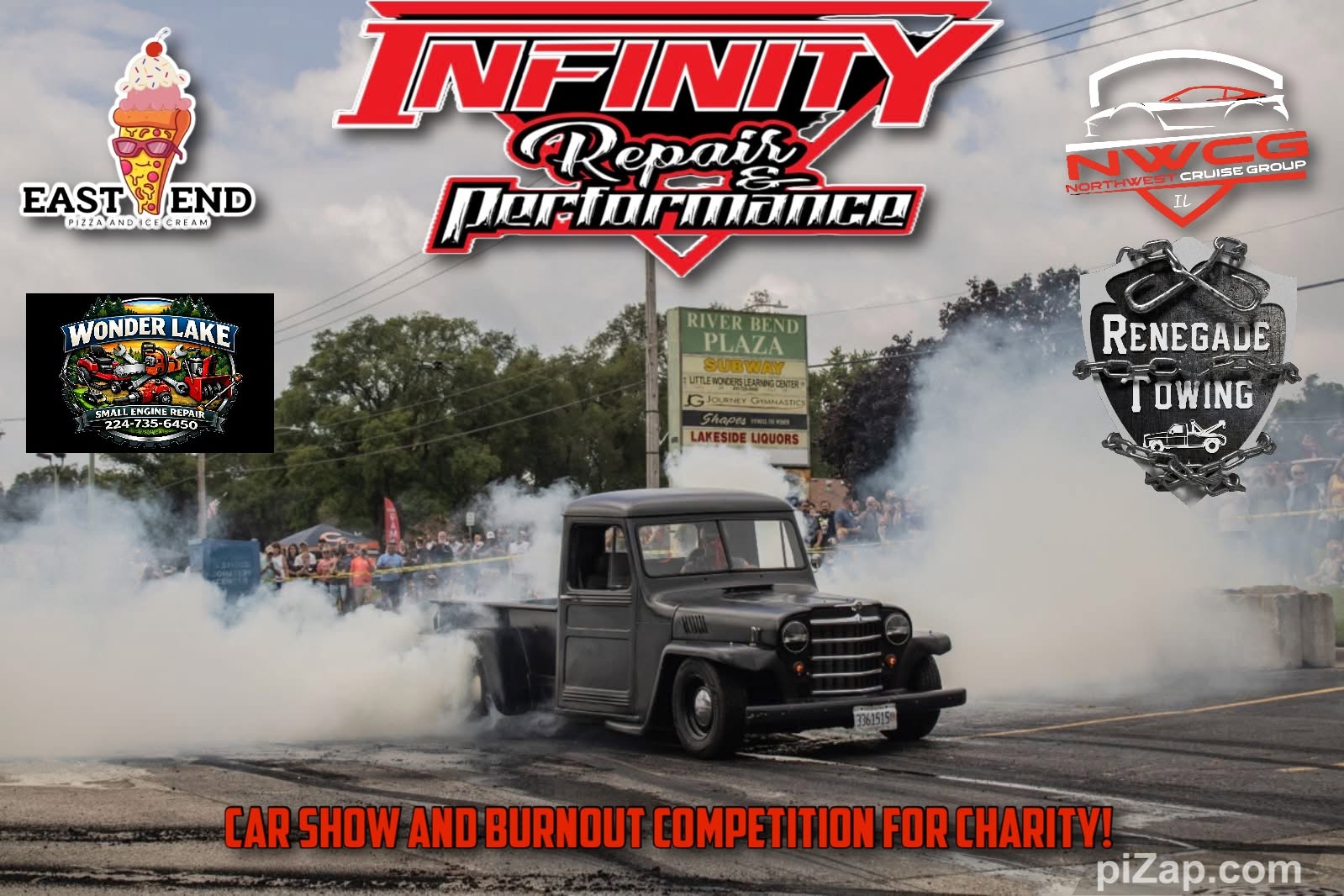 Infinity Repair and Performance Season opener Car Show and Burnouts for Charity