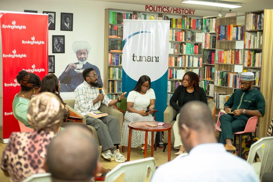 Professor Jibrin Ibrahim speaking at the literacy forum