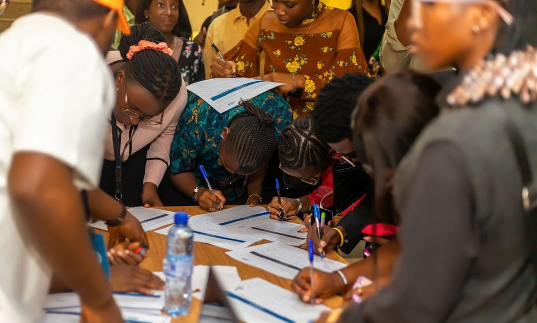 Expert panel responding to student questions at the forum