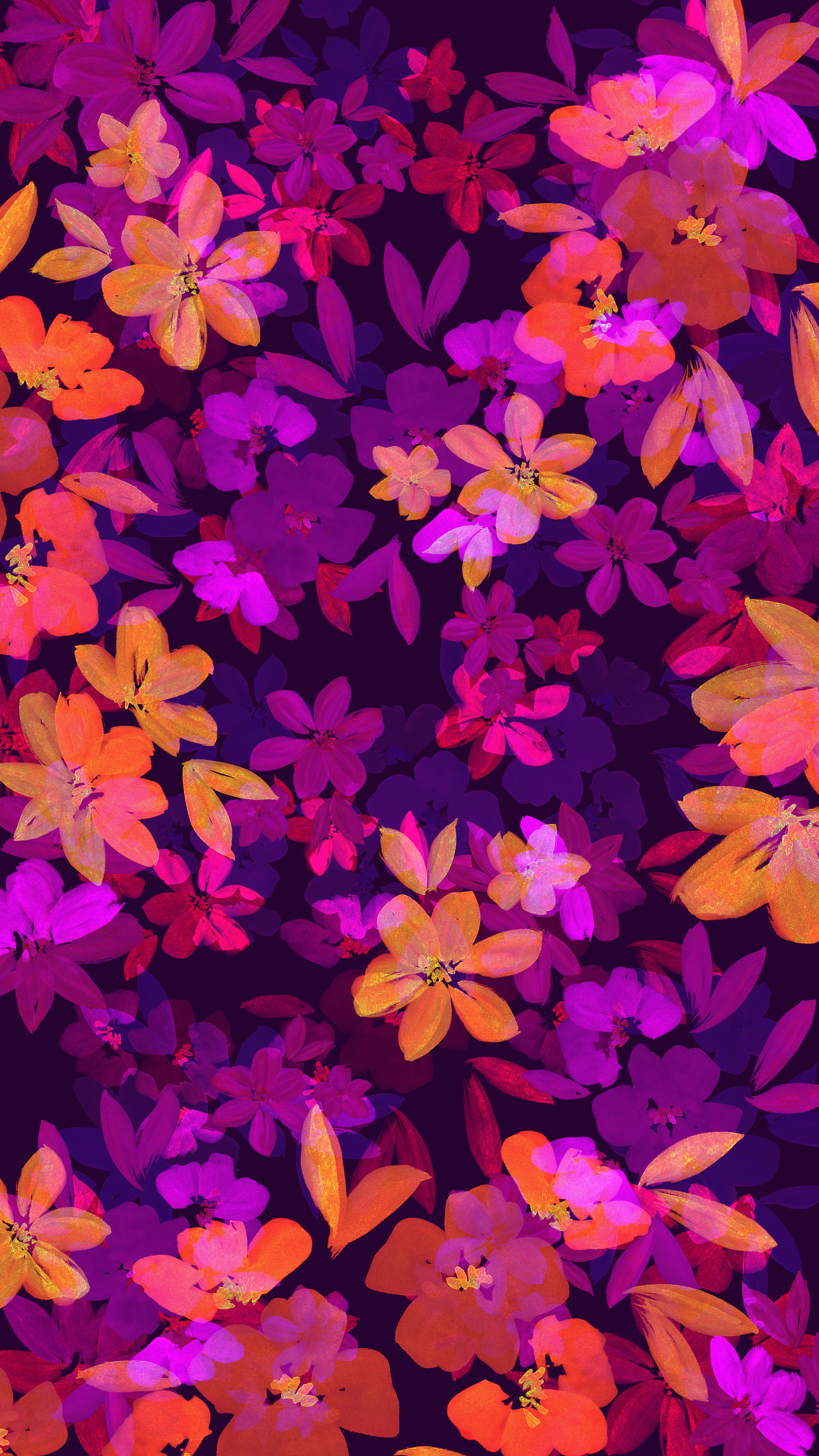 Print design work — textile piece 14