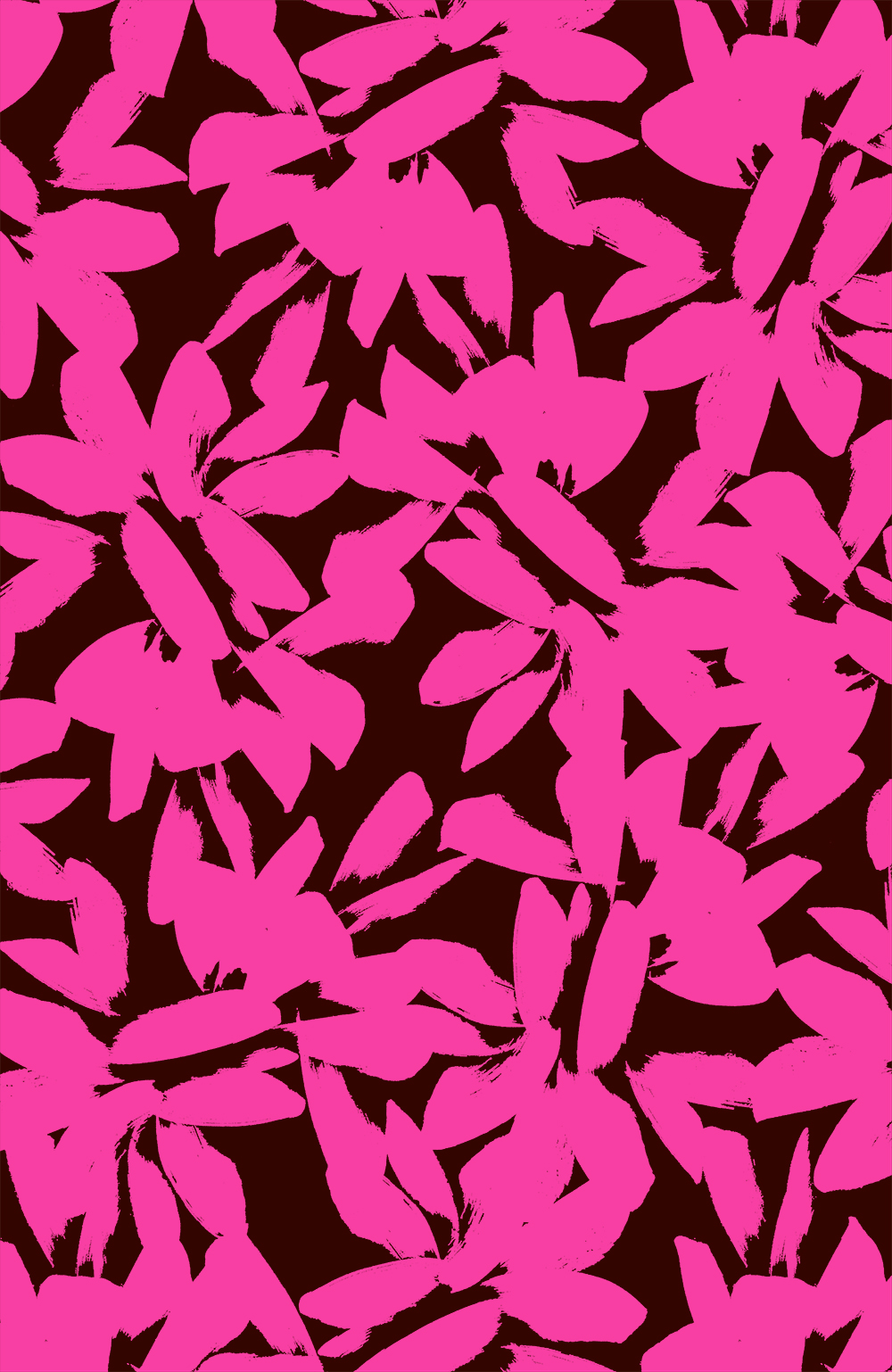 Print design work — textile piece 11