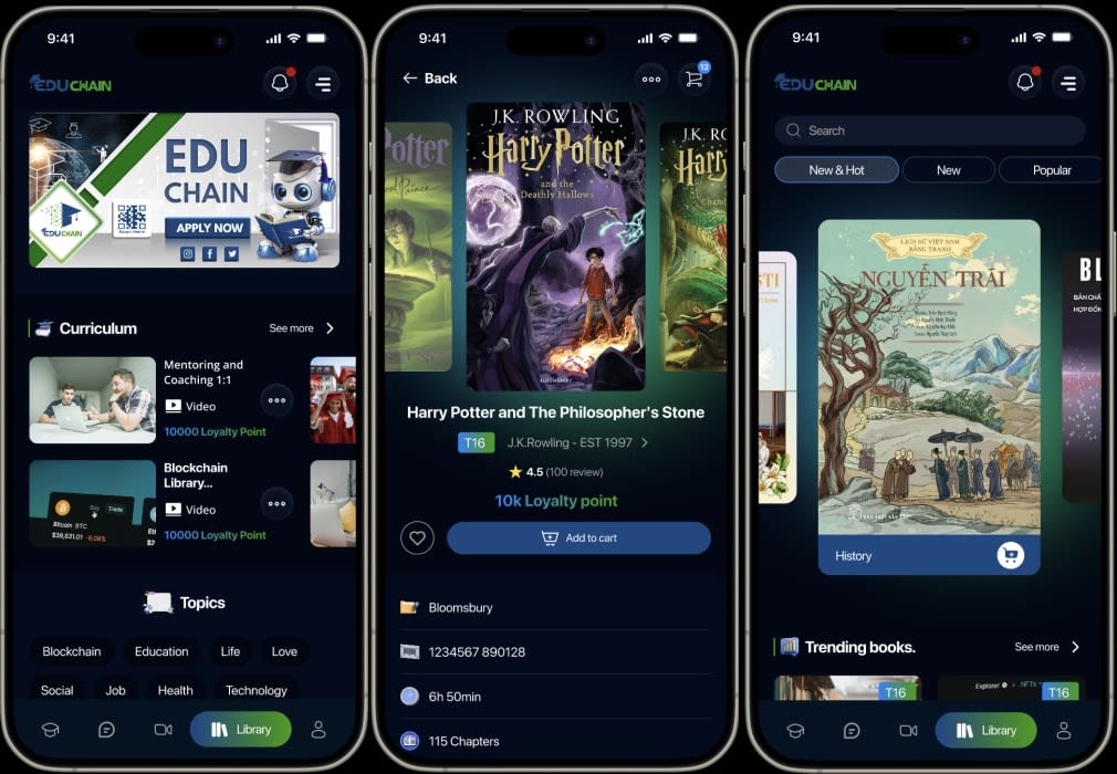 Library for Educhain
