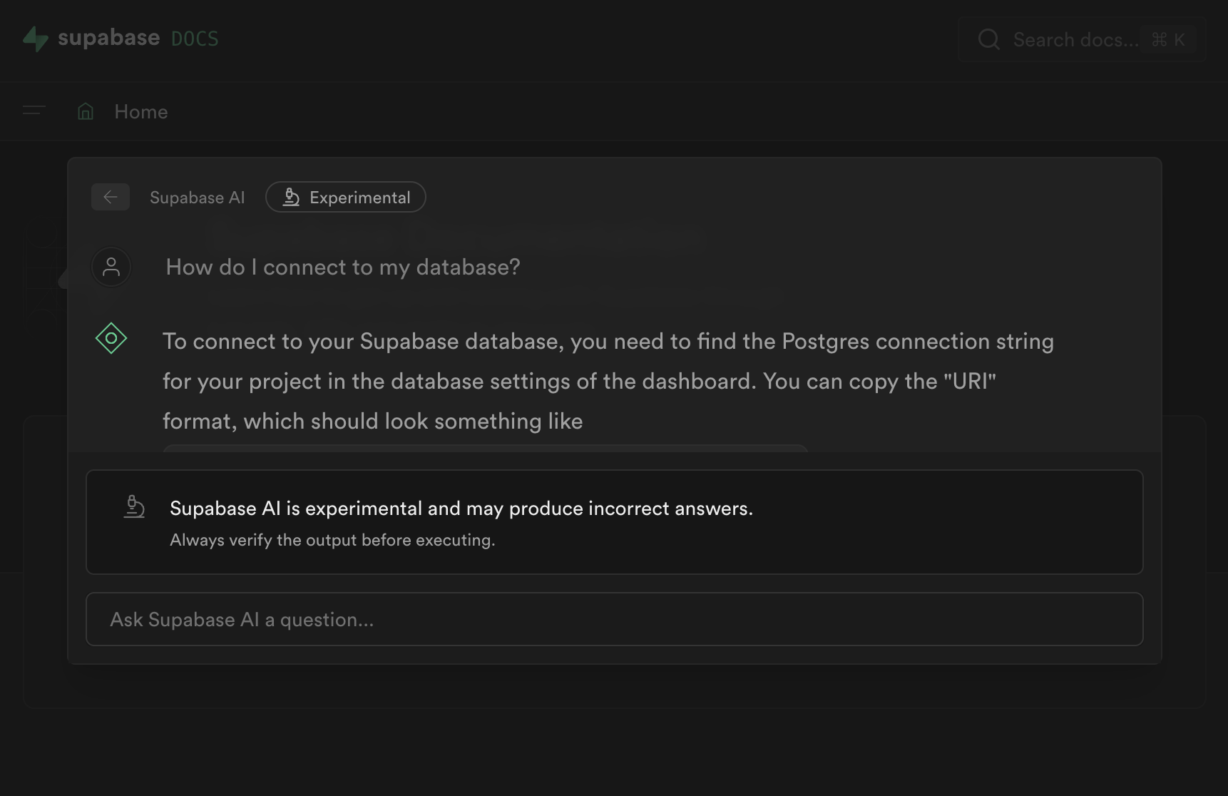 Supabase AI-driven Documentation