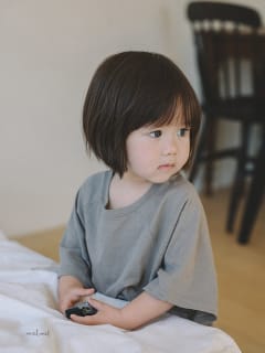 羅紋寬鬆七分袖T恤 8
