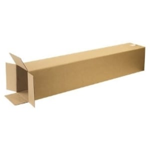 Caisse carton longue à grande ouverture simple cannelure - Carton pour  produit long