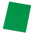 NEUTRE Paquet de 50 sous-dossiers imprimés en kraft 160gr à 2 rabats. Format 24x32cm. Coloris vert photo du produit image1 S