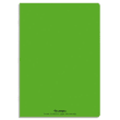 CONQUERANTC Cahier piqûre 21x29,7cm 96 pages 90g séyès grands carreaux. Couverture polypropylène vert photo du produit image1 S