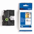 BROTHER Ruban pour PTOUCH non laminé noir/blanc 18mmx8m TZEN241 photo du produit image1 S