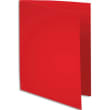 EXACOMPTA Pak van 100 SUPER 250 mappen in 210 grams kaartkleur rood productfoto image1 S