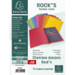 EXACOMPTA Paquet de 50 chemises ROCK'S en carte 210 grammes coloris assortis photo du produit image1 S