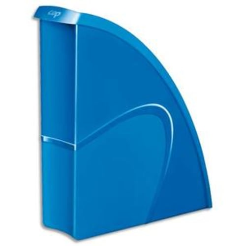 Pro Porte-revues Gloss - Dos 8 cm x H31 x P25,9 cm coloris bleu océan