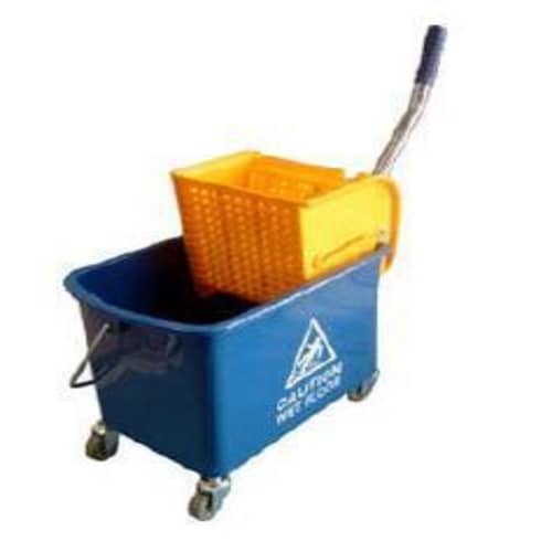 Seau De Lavage Pro 16L DEWEPRO – Double Rouleau, Tamis Fond, 2 Roues | Idéal Carreleurs, Nettoyage Outils, Chantier Robuste