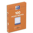 100 fiches bristol 148x210 mm 5x5 blanc photo du produit image1 S