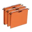 OBLIQUE AZ Boîte de 25 dossiers suspendus TIROIR en kraft 240g. Fond 15, Velcro. Orange photo du produit image1 S