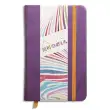RHODIA Carnet RHODIArama 9x14cm 192 pages unies. Couverture rembordée violet photo du produit image1 S