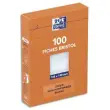100 fiches bristol 105x148 mm uni blanc photo du produit image1 S