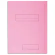 EXACOMPTA Paquet de 50 chemises pré-imprimés 2 rabats SUPER 250 en carte 210 grammes coloris rose photo du produit image1 S