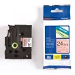 BROTHER Ruban pour PTOUCH laminé noir/orange fluo 24mmx5m TZEB51 photo du produit image1 S