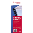 PERGAMY Doos met 100 plastic ringkammen 6mm Zwart 900071 productfoto image1 S