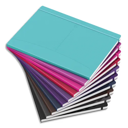 OXFORD Carnet SIGNATURE format B5 couverture souple brochure 160 pages quadrillées 5x5. Coloris assortis photo du produit image1 L