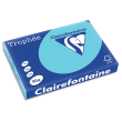 CLAIREFONTAINE Ramette de 500 feuilles papier couleur TROPHEE 80 grammes format A3 bleu alizé 1889 photo du produit image1 S