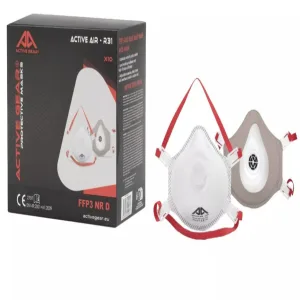 Masque forme coque FFP3 avec valve photo du produit
