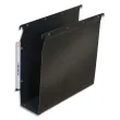 OBLIQUE AZ Pakket van 10 CABINET hangmappen in ondoorzichtig polypro. 80 onderkant, drukknoop. zwart productfoto image1 S