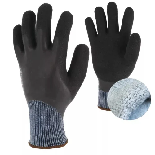 Singer dubbel gecoate latex handschoen productfoto image1 L