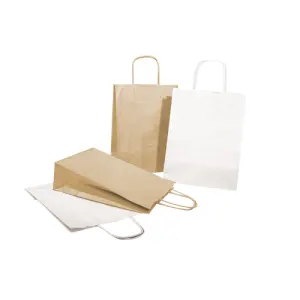Sac Papier Kraft imprimé. Pensez à nous envoyer votre LOGO... photo du produit
