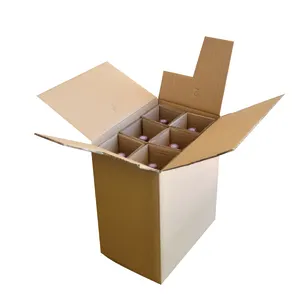 Caisses d'expédition pour 6 bouteilles photo du produit