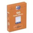 100 fiches bristol 105x148 mm 5x5 blanc photo du produit image1 S