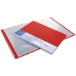 EXACOMPTA Protège-documents UPLINE en polypropylène opaque. 40 vues, 20 pochettes. Coloris rouge. photo du produit image1 S