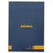 RHODIA Bloc coloR agrafé en-tête 21x29,7 (n°18) 140 pages lignées. Couverture rembordée saphir photo du produit image1 S