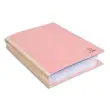 EXACOMPTA Paquet de 25 chemises à dos toilé, carte 320 grammes, dos 3cm, 24x32cm, coloris rose photo du produit image1 S