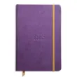 RHODIA Carnet RHODIArama 14,8x21cm 192 pages lignées. Couverture rembordée violet photo du produit image1 S