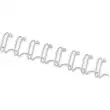 FELLOWES Boîte de 100 peignes anneaux métal 34 boucles 8 mm blanc 53258 photo du produit image1 S