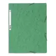 EXACOMPTA Map met 3 kleppen/elastiek, 5/10e glanzende kaart, 400gr. Maat 24x32cm. Groene kleur. productfoto image1 S