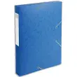 EXACOMPTA Boîte de classement dos 4 cm, en carte lustrée 7/10e coloris bleu photo du produit image1 S