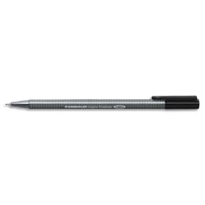 STAEDTLER Fineliner pen TRIPLUS zwart. Fijne punt 0,3 mm. productfoto